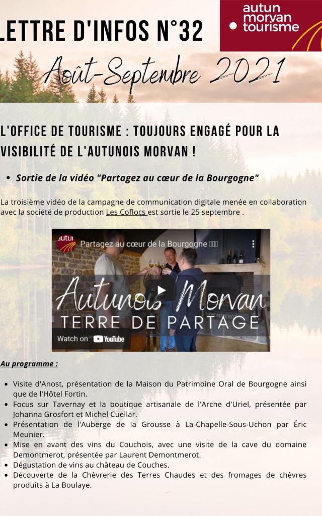 Copy of the newsletter n°32 tourist office
