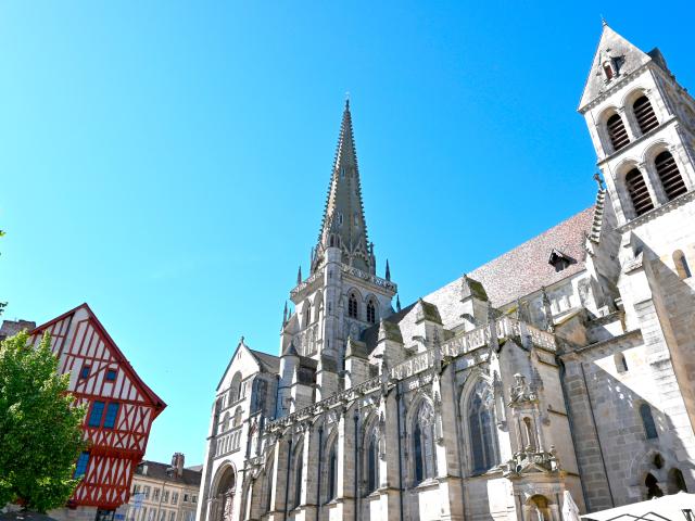 Wivisites Autun historische stad Kathedraal van Saint Lazarus