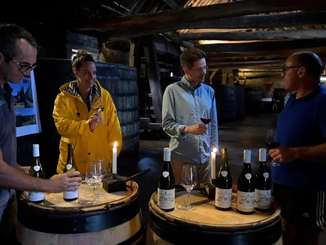 Burgundy wine tasting