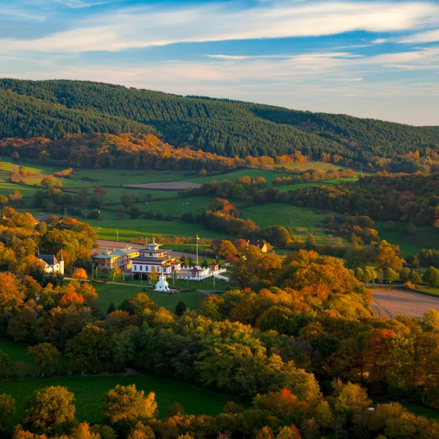 Der buddhistische Tempel von La Boulaye