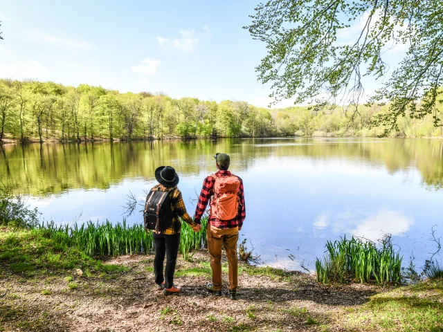 besichtigen und bewegen Sie sich in Autunois Morvan