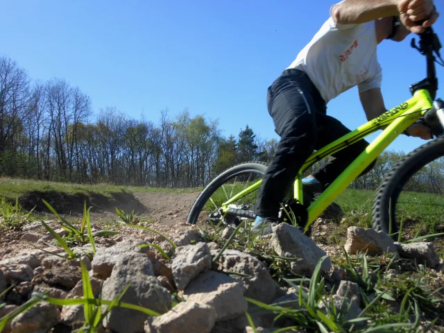 Mountainbiken in de bossen van de Morvan