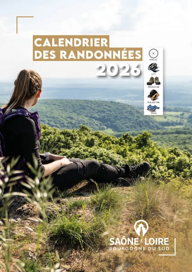 Hiking calendar for Saône-et-Loire