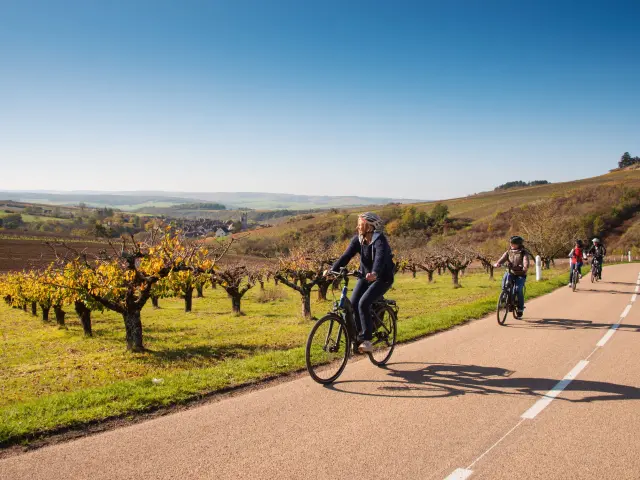 sur les routes de Bourgogne à vélo
