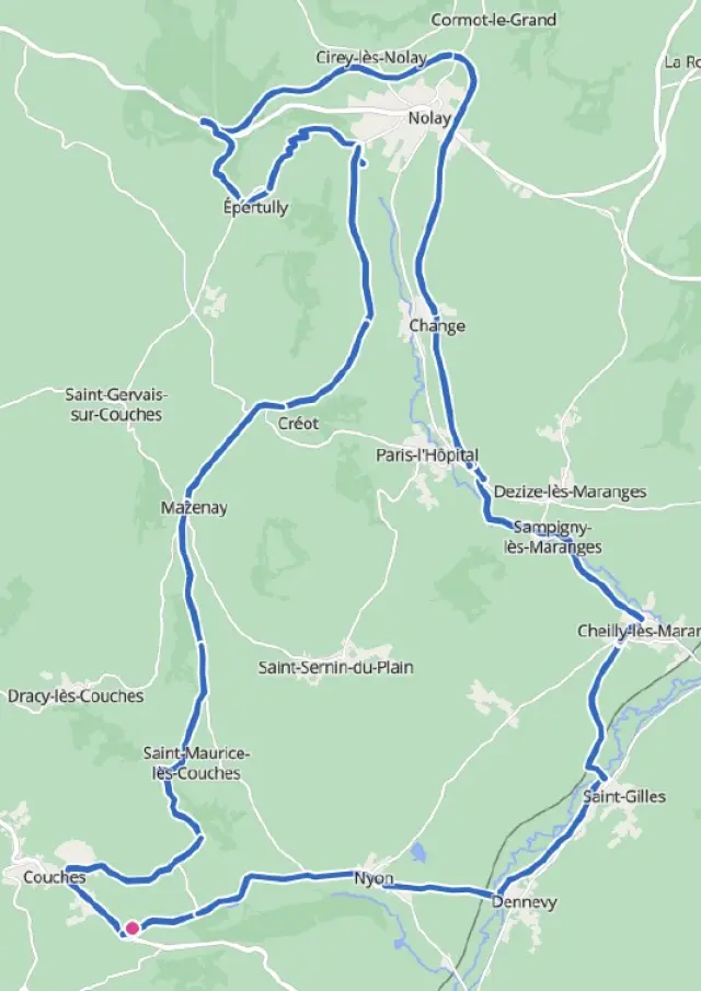 Votre parcours à vélo